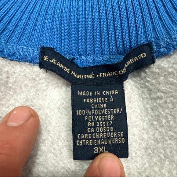 Marithe Francois Girbaud Full Zip Sweatshirt Two Tone Round For Round Men’s 3XL - Picture 15 of 15